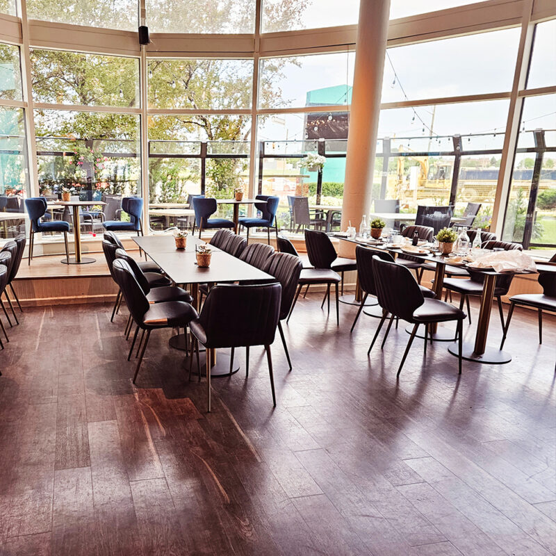 Restaurant dining chairs and booths installation Toronto