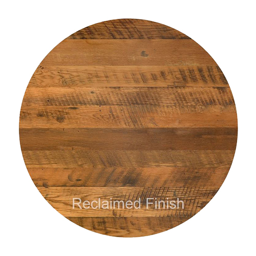 Reclaimed Finish Table Top in All Sizes
