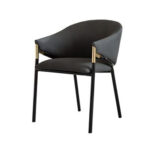 R-0970 black dining chair restaurant quality