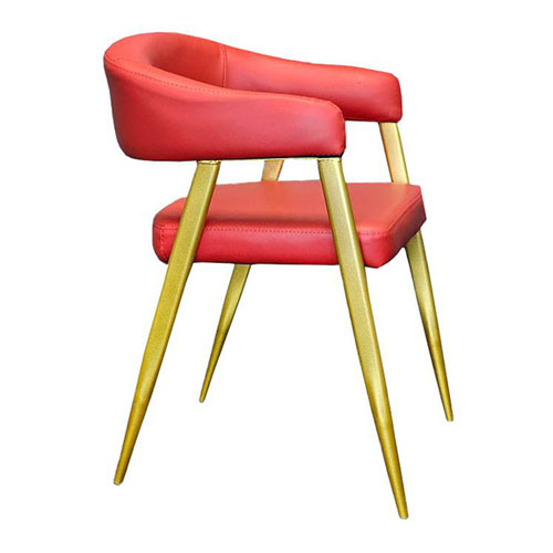 Red and gold dining chairs 2025