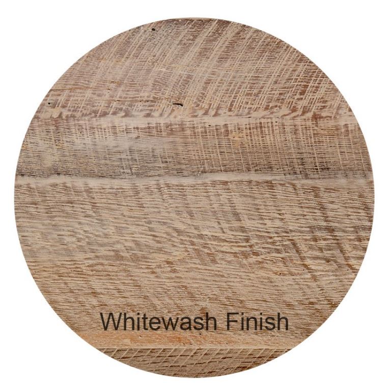 Whitewash Finish Restaurant Table Top