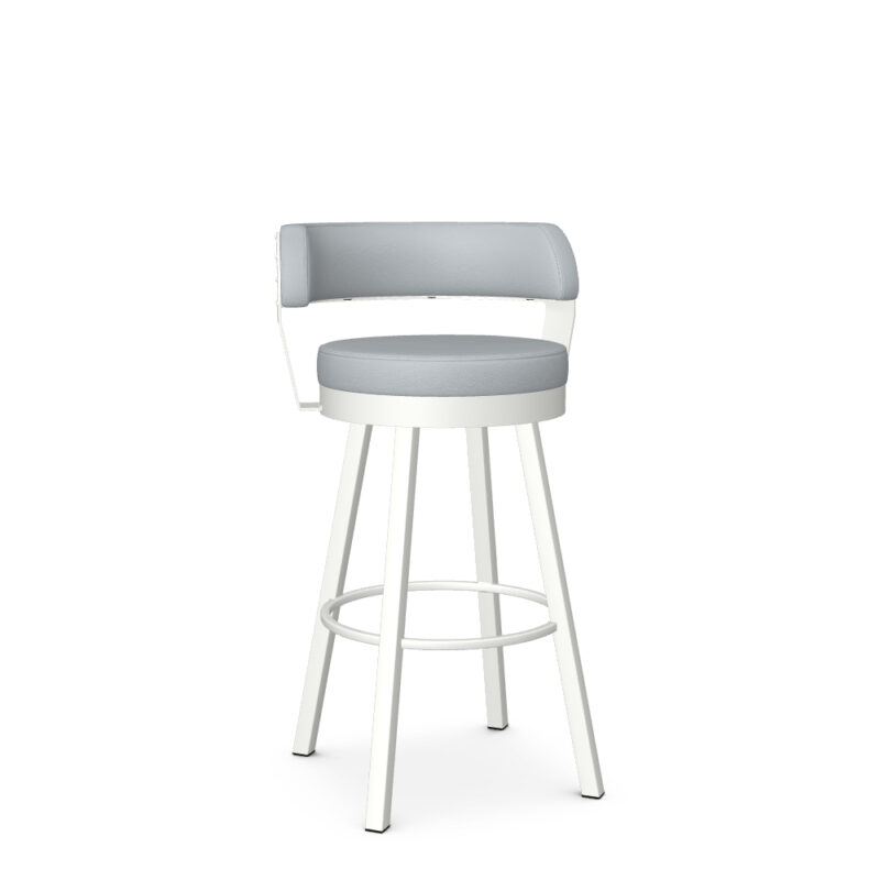Wide Seat Swivel Bar Stool For Restaurants in Many Colors