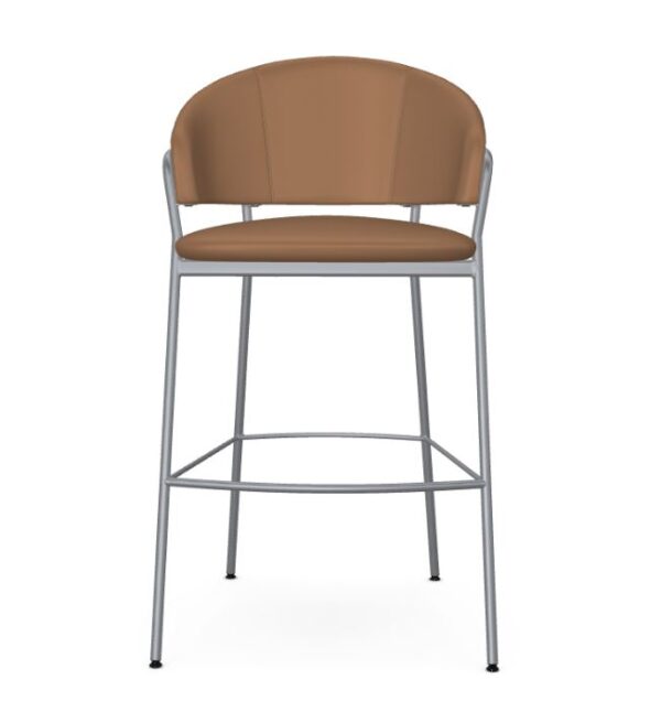 BarrelBarrel Back Restaurant Bar Stool with Many Color Options