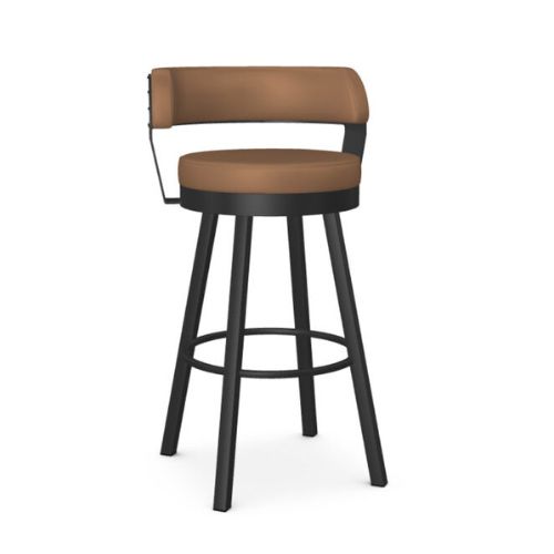 Wide Seat Swivel Bar Stool For Restaurants in Many Colors-Customizable