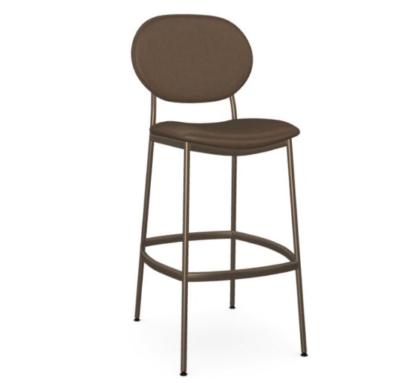 Bar Stool for Restaurants in Bronze with Roasted