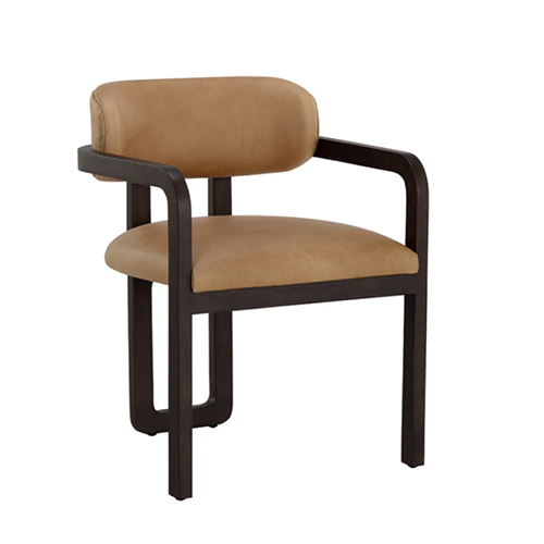 Camel Restaurant Chair in Madrone Style