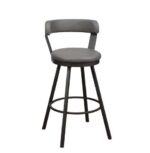 Grey Bar Stool for Restaurant with grey frame