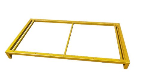 Gold Frame for Restaurant Booth in solid metal