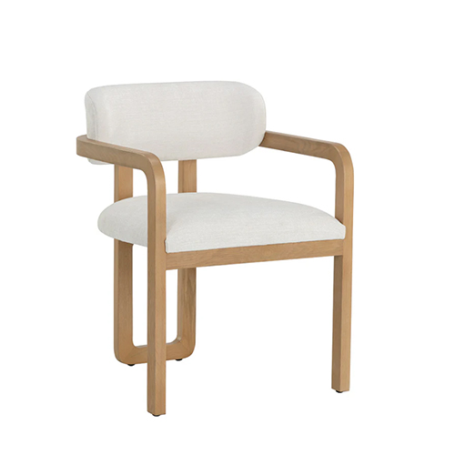 Camel Restaurant Chair in Madrone Style