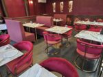 SE-19 tables with Red n gold Chairs
