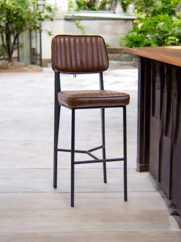 Restaurant bar stool in Brown