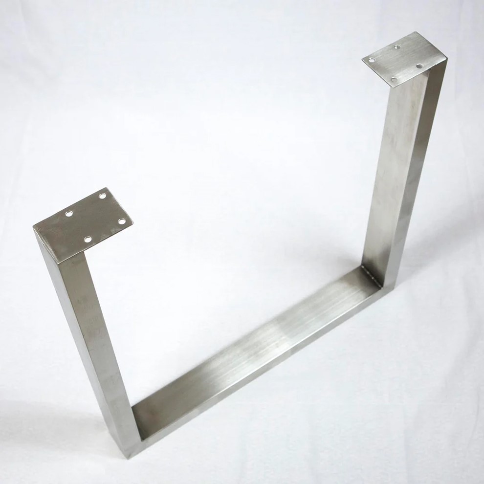 Stainless Steel U Shape Base For Restaurant Table