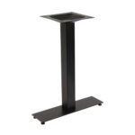 Outdoor Use Cast Iron 2-Prong Dining Table Base 6"x 22" For Restaurants