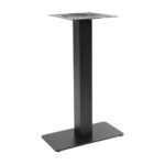 Indoor Use 9" x 18" Rectangle Steel Table Base For Restaurants