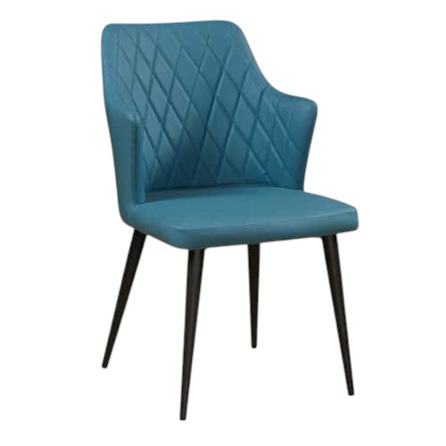 Indoor-Steel-Chair-with-Diamond-Pattern-Stitched-Blue-Vinyl-Back-and-Seat (1)