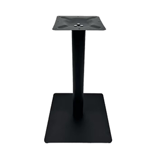 Square Table Base For Restaurants in Black Finish