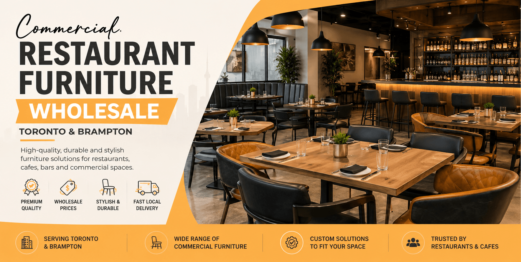 Commercial Restaurant Furniture Wholesale Toronto & Brampton ForRestaurants