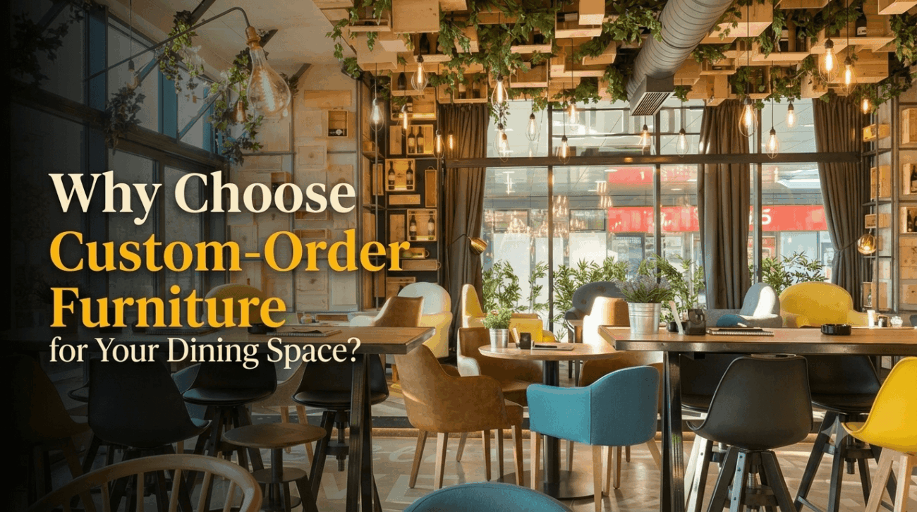 Why Choose Custom-Order Furniture for Your Restaurant or Hospitality Space