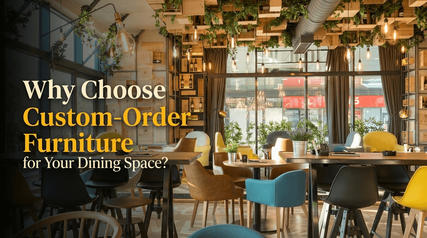 Why Choose Custom-Order Furniture for Your Restaurant or Hospitality Space