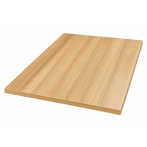 Indoor Laminate Restaurant Table Top in Natural Oak Finish